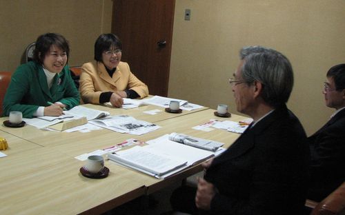 愛知県漁連と懇談＝3月24日、名古屋市