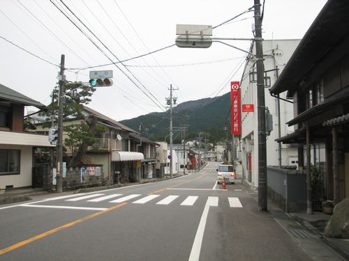 設楽町の中心部・田口　設楽ダムが完成するとダム湖畔になる