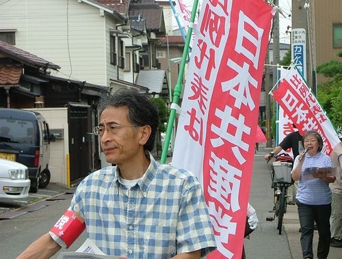 路地裏宣伝＝名古屋市熱田区